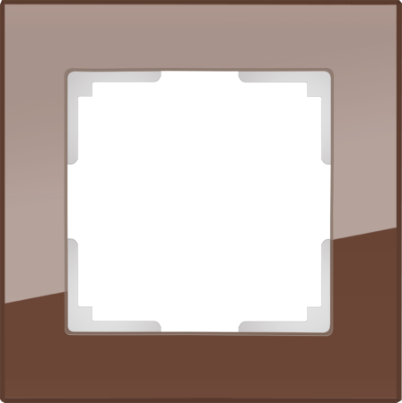 Favorit Рамка горизонт/вертик 1 пост . мокко IP20 Werkel