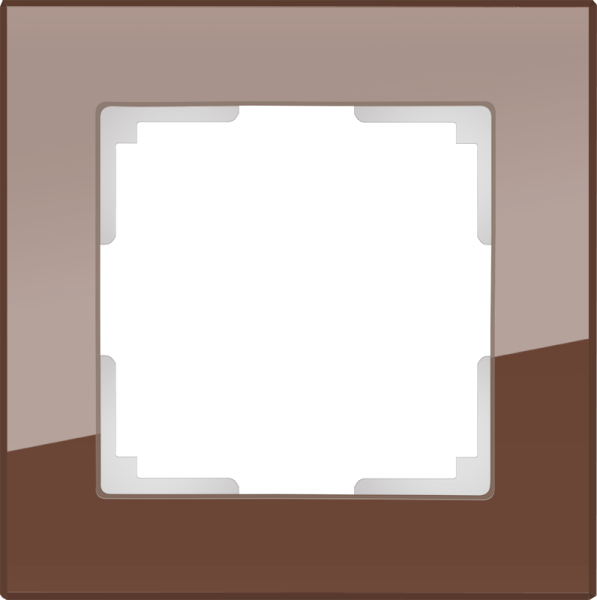 Favorit Рамка горизонт/вертик 1 пост . мокко IP20 Werkel