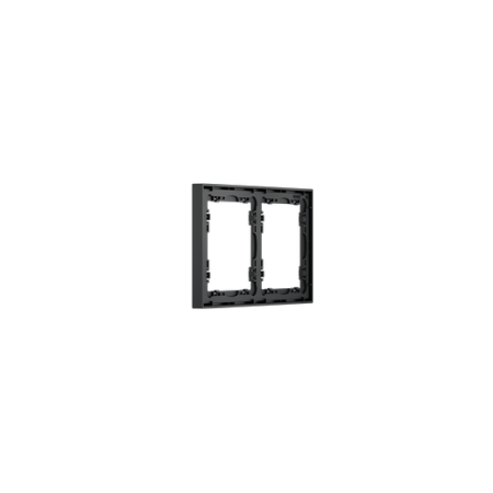 Рамка пластиковая Voltum S70 на 2 поста, (графит)