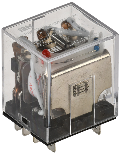 Реле промежуточное РЭК77/3(LY3) с индикацией 10А 24В DC IEK
