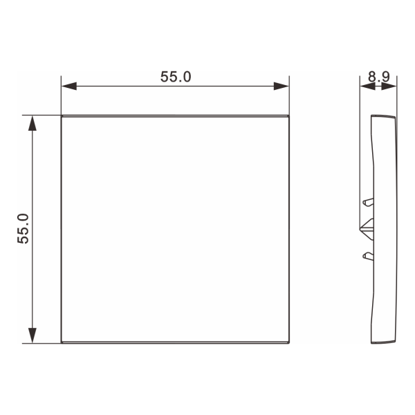 Donel A07 мокко клавиша для перекрёстного переключателя 1-я, серия DB