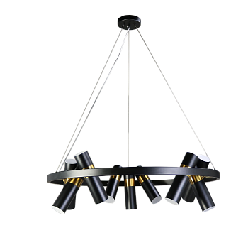 Светильник подвесной TWEENY ZRS.1828.80 72Вт GU10 IP20 Чёрный Zortes