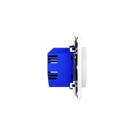 Терморегулятор электронный Voltum S70 с индикацией и датчиком, для теплого пола, (белый матовый)