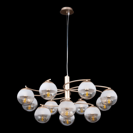 Подвесной светильник 12*E14 40Вт Матовое Золото IP20 Ostin FR5018PL-12G Freya