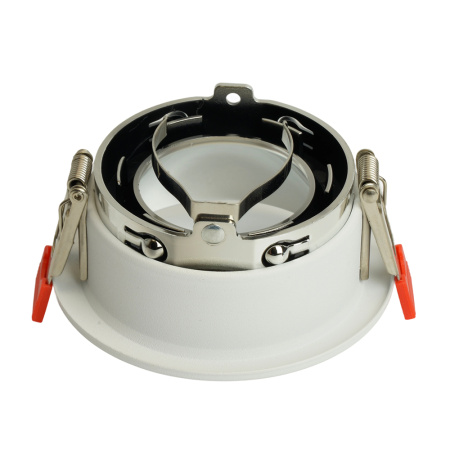 Светильник потолочный встраиваемый, MR16 G5.3, белый + хром DL3102 Feron