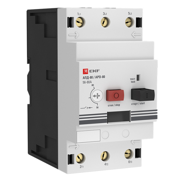 Автомат Автомат пуска двигателя 3П 40 АПД-80 25-40А EKF PROxima 35 PROxima EKF