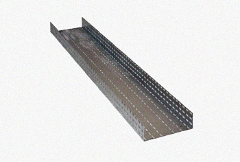 Лоток перфорированный ЛМ 300х40х3000 УТ1,5, горячее цинкование, S1,5