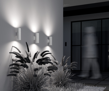 Настенный светильник (бра) 50Вт Белый IP54 Bowery O583WL-02W Outdoor Maytoni