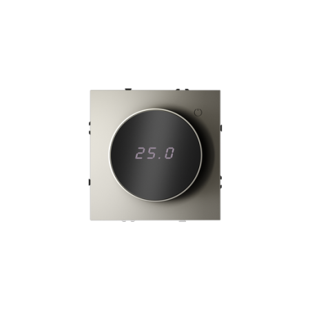 Терморегулятор электронный Voltum S70 с индикацией и датчиком, для теплого пола, (шелк)