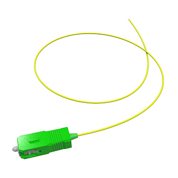 Пигтейл оптический, 9/125 (OS2), SC/APC, 1.5 м DKC