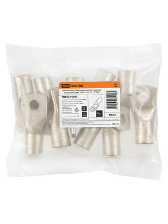 Наконечник кабельный медный луженый под опрессовку ТМЛ-Р 150-12-17 TDM