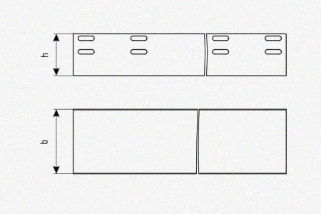 Лоток глухой ЛМГ 400х65х2000 УХЛ1, горячее цинкование, S1,2