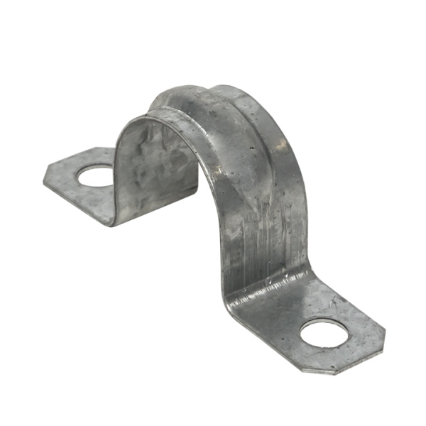 Скоба металлическая двухлапковая d21-22 мм (10 шт) PROxima EKF