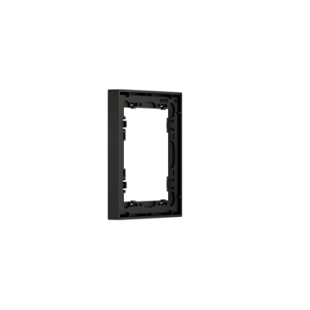 Рамка пластиковая Voltum S70 на 1 пост, (черный матовый)