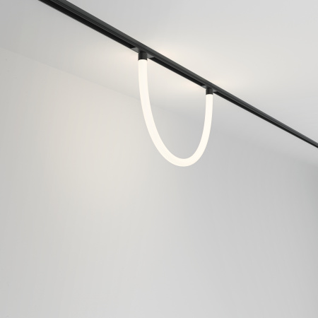 Трековый подвесной светильник LED 20Вт Черный IP20 Magnetic track system Exility TR101-2-20W4K-B Technical Maytoni