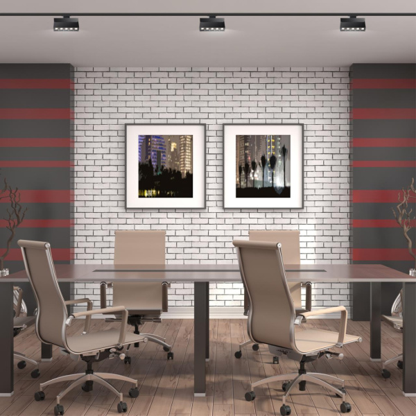 Св-к трековый однофазный IP33 LED 4000К 25W 110-265V EOS черный NOVOTECH