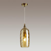 Подвес E27 60W SITORA янтарный/бронзовый ODEON LIGHT