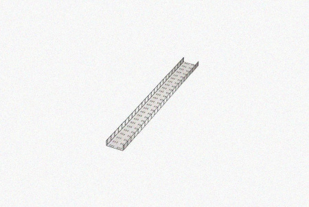 Лоток замковый перфорированный ЛМЗ 200х60х3000 УХЛ1, горячее цинкование, S1,2