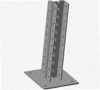 Стойка напольная (потолочная) сдвоенная СНПС2520 УТ1,5,горячее цинкование, S2,5