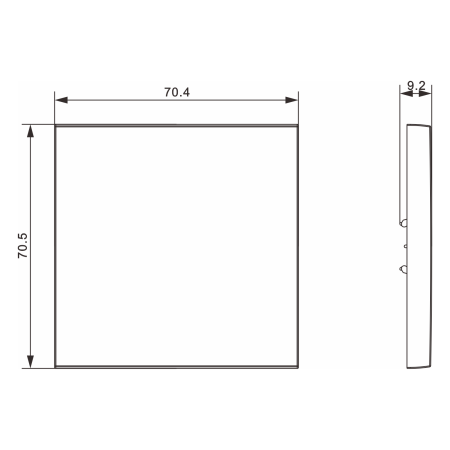 Donel S08 серый графит клавиша для перекрёстного переключателя 1-я, серия DB