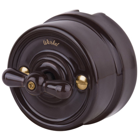 Винты для накладного выключателя 3шт. (золото) Ретро Werkel