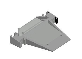 Donel Боковая глухая заглушка для профиля DN18521 Цвет:Серебро,Серия:DN8ALE