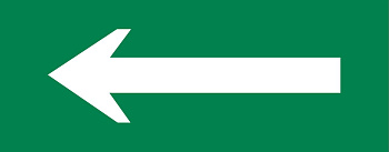 Пиктограмма "Стрелка" 320х120мм (для EXIT, SAFEWAY-40) EKF