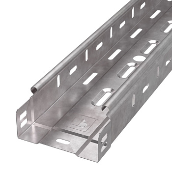 Лоток перфорированный Стандарт HDZ 100х50х3000 (0,7 мм) (6 м/уп) Промрукав