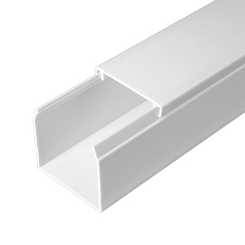 Кабель-канал белый 2-й замок в г/к 40х40 мм (60м/уп) Промрукав Кабель-канал белый 2-й замок в г/к 40х40 мм (60м/уп) Промрукав
