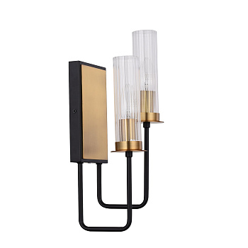 Бра Коричневый, Бронза/Прозрачный E14 2*60Вт SL336.301.02 ST LUCE