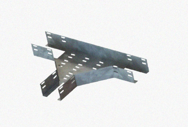 Лоток тройниковый перфорированный ОТ 300х65 УХЛ1, оцинкованный лист S1,5