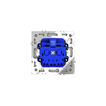 Розетка встраиваемая Voltum S70 с заземлением и защитными шторками, 16А, (сталь)