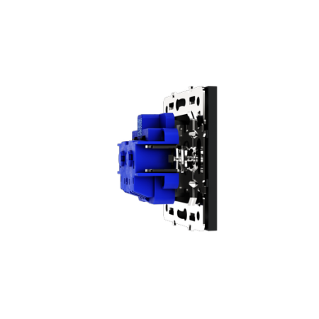 Розетка встраиваемая Voltum S70 с заземлением 16А, (графит)