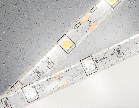 Светодиодная лента GS1902 5050 30Led/ 7.2W m/ 12V IP65 4500K/ 5000*10*2.87mm/ кратность резки 100mm (2 конт.) Ambrella Light