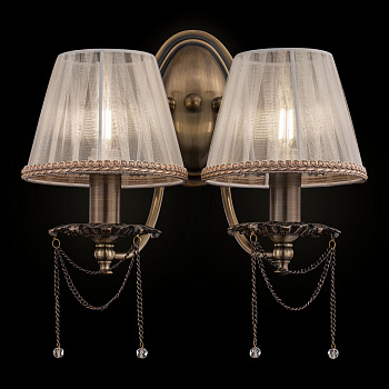 Бра 2*E14 40Вт Латунь IP20 Rapsodi RC305-WL-02-R Maytoni