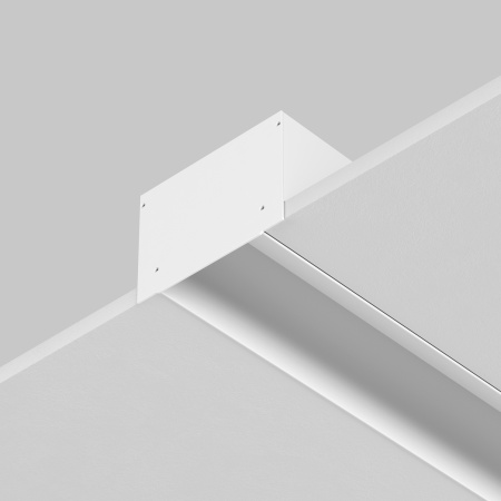 Заглушка декоративная белая - 2шт.+ 8 саморезов для профиля ALM-11681-PL-W-2M Белый (ALM013EC-PL-W) Technical Maytoni