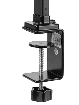 Светильник светодиод. струбцина СН-100, гибкий, сенс-димм, 10Вт, 3000-6000 К, авт.рег, черн. TDM