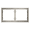 Рамка пластиковая Voltum S70 на 2 поста, (кашемир)