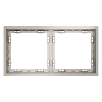 Рамка пластиковая Voltum S70 на 2 поста, (кашемир)