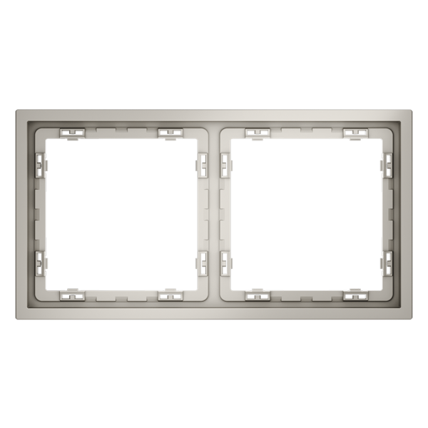 Рамка пластиковая Voltum S70 на 2 поста, (кашемир)