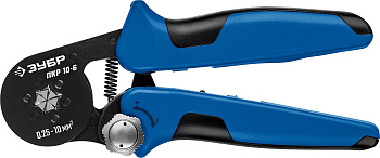 ПКР-10-6 пресс-клещи для втулочных наконечников 0.25 - 10 мм.кв, Профессионал ЗУБР