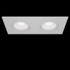 Встраиваемый светильник 2*GU10 50Вт Белый IP20 Atom DL024-2-02W Technical