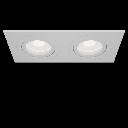 Встраиваемый светильник 2*GU10 50Вт Белый IP20 Atom DL024-2-02W Technical