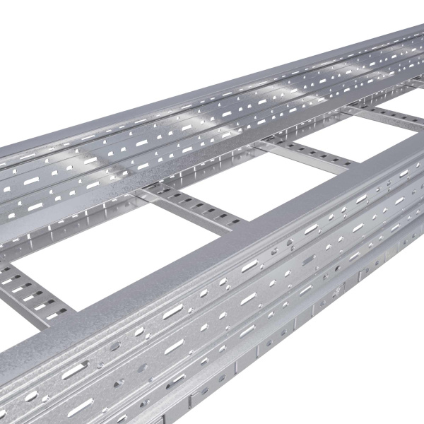 Лоток лестничный 80х200, L 3 м, RAL9016 Сендзимир цинк DKC Лоток лестничный 80х200, L 3 м, RAL9016 Сендзимир цинк DKC