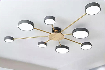 Люстра 92W 123х103х11 Balls