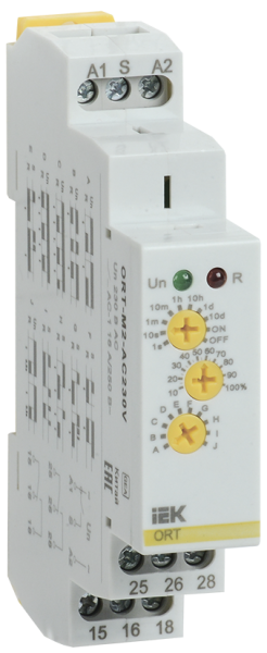Реле времени ORT многофункциональное 2 контакта 230В AС IEK