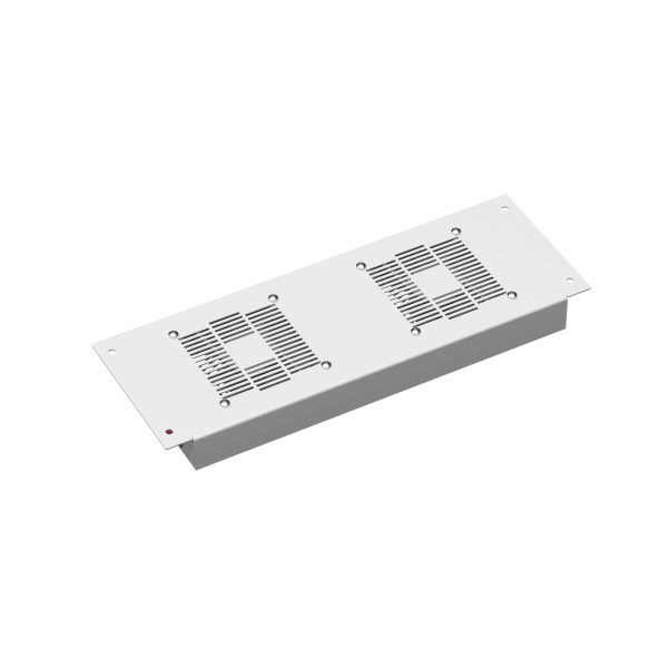 Потолочный модуль 2 вентилятора для крыши навесных 19" IT-корпусов ДКС серии STI шириной 600мм, RAL7035 DKC