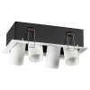 Встр.св-к IP20 LED 4000К 4*7W 220V IMAN белый/черный NOVOTECH
