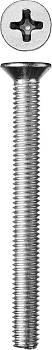Винт DIN 965, M6 x 65 мм, 5 кг, кл. пр. 4.8, оцинкованный, ЗУБР