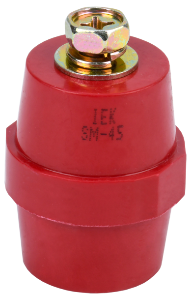 Изолятор SM45 (М8) силовой с болтом IEK
